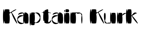 Kaptain Kurk Font Image