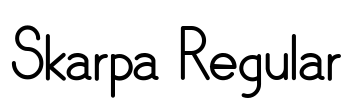 Skarpa Regular Font Image