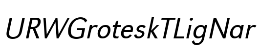 URWGroteskTLigNar