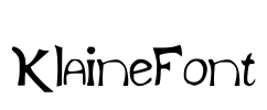 KlaineFont Font Image