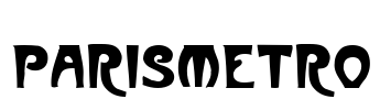 ParisMetro Font Image