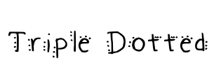 Triple Dotted