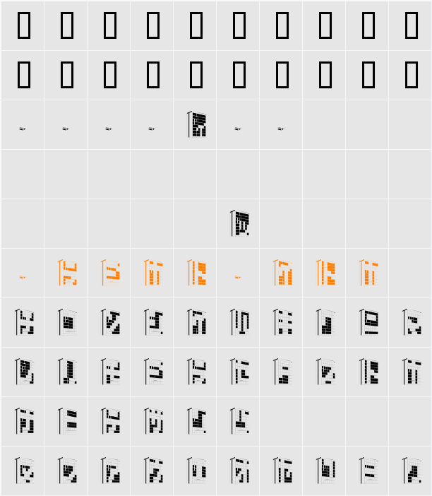 Building2KT Character Map