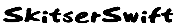 SkitserSwift Font Image
