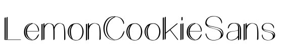 LemonCookieSans Font Image