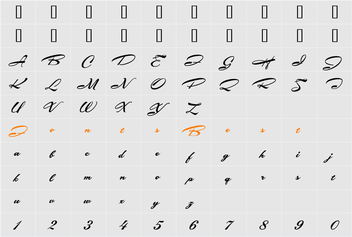 LuxuryRoyaleJF Character Map