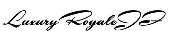 LuxuryRoyaleJF Font Image