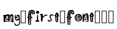 my_first_font___