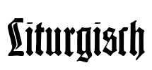 Liturgisch Font Image