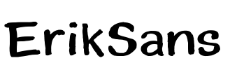 ErikSans Font Image