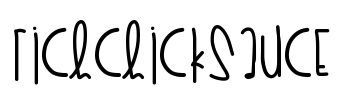 RichChickSauce Font Image