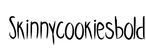 Skinnycookiesbold Font Image