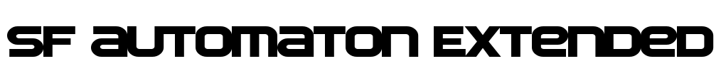 SF Automaton Extended Font Image