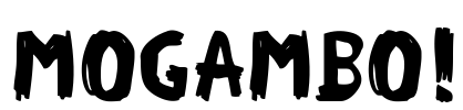 MOGAMBO! Font Image