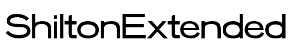 ShiltonExtended Font Image