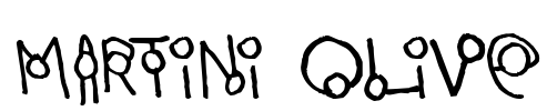 Martini Olive Font Image