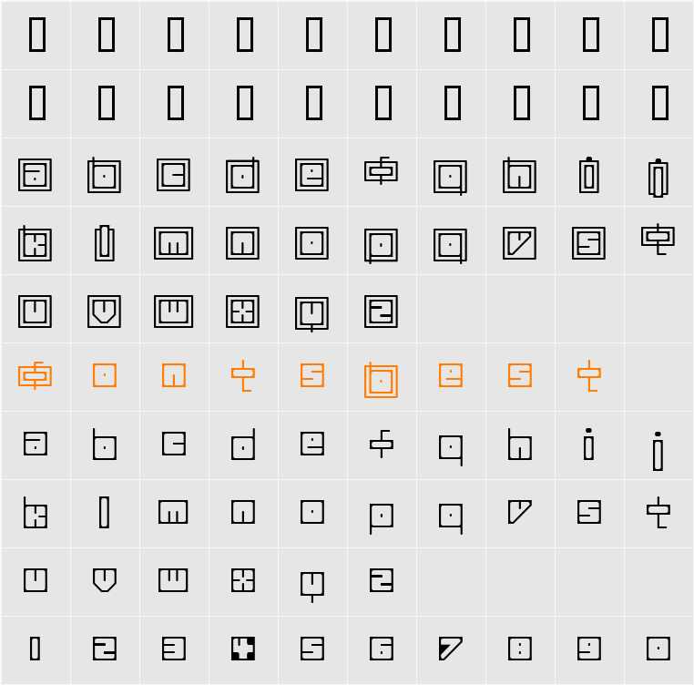 prayer Character Map