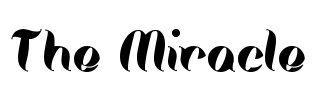 The Miracle Font Image