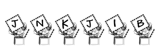 JNKJIB Font Image