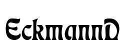 EckmannD Font Image
