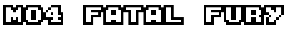 M04_FATAL FURY Font Image