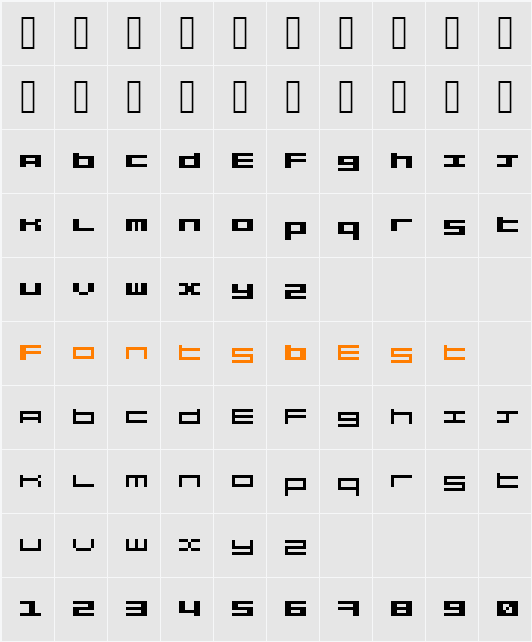 proxy Character Map