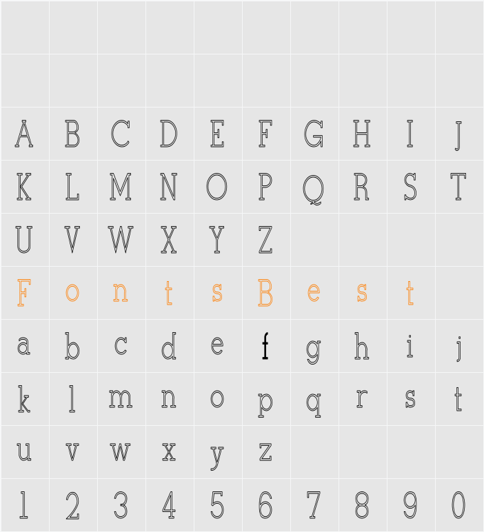 StymieHC Character Map