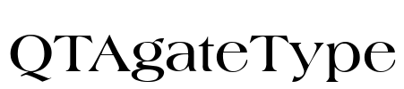 QTAgateType Font Image