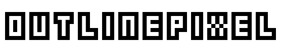 OutlinePixel Font Image