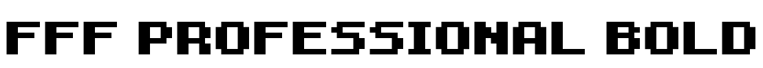 FFF Professional Bold Font Image