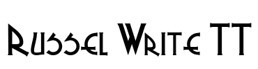 Russel Write TT Font Image
