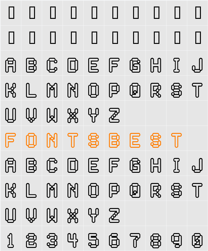 Rocketman Character Map