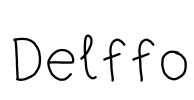 Delffo Font Image