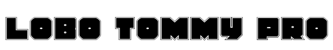 Lobo Tommy Pro Font Image