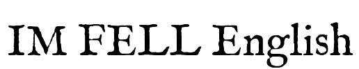 IM FELL English