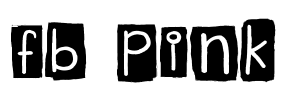 FB Pink Font Image