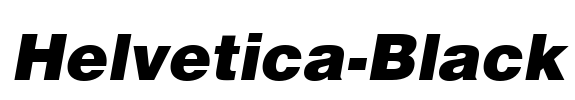 Helvetica-Black
