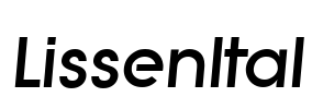 LissenItal Font Image