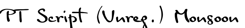 PT Script (Unreg.) Monsoon