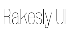 Rakesly Ul Font Image