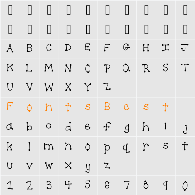Spotful Character Map