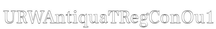 URWAntiquaTRegConOu1