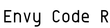 Envy Code R Font Image