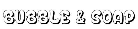 bubble & soap Font Image