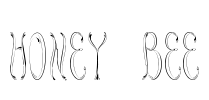 Honey Bee Font Image