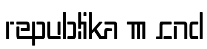 Republika III Cnd Font Image