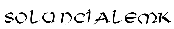 SoluncialeMK Font Image