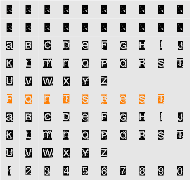 erolib Character Map