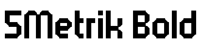 5Metrik Bold Font Image