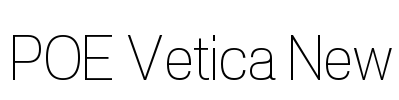 POE Vetica New
